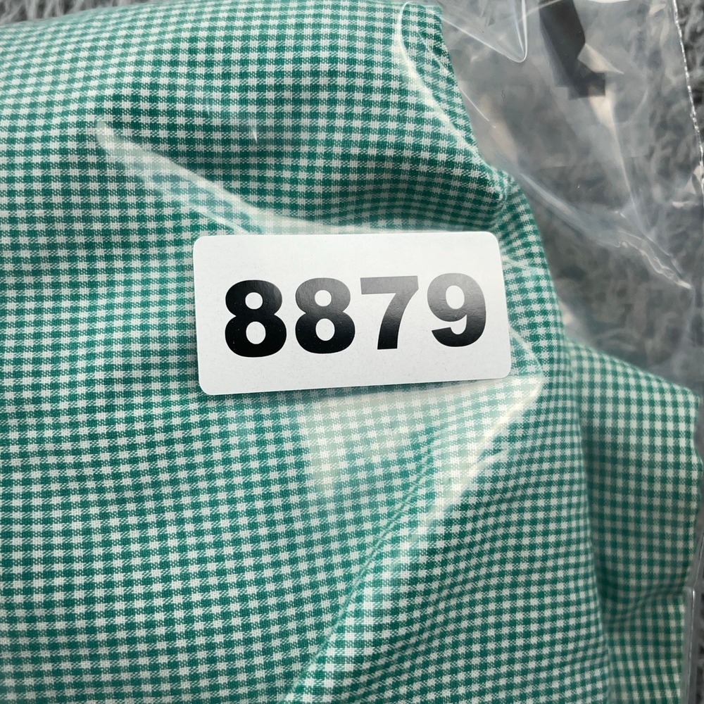VTG Polo Ralph Lauren Shirt Mens XL Green Gingham Blake Button Down Short Sleeve - Picture 9 of 9